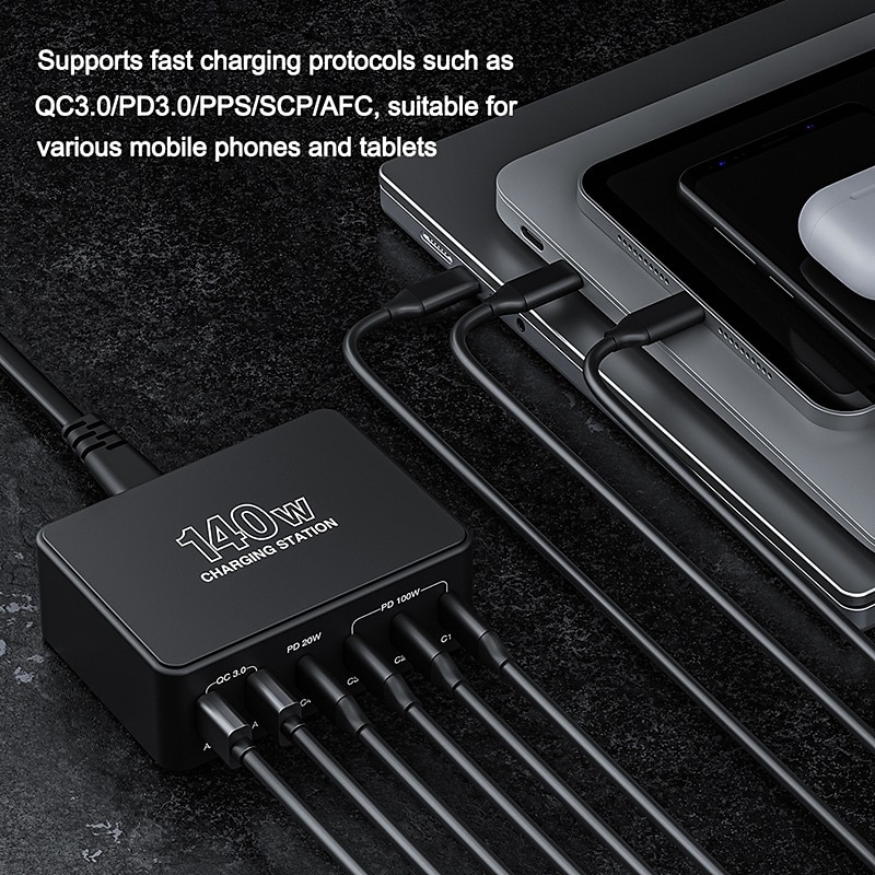 USB 3.0 USB C Hubs 6 Ports 6-in-1 Support Power Delivery Function USB Hub with RJ45 12V / 3A DC 5V / 3A 20V / 5A Power Delivery For Laptop Tablet Smartphone 2025 - $75.99 –P9