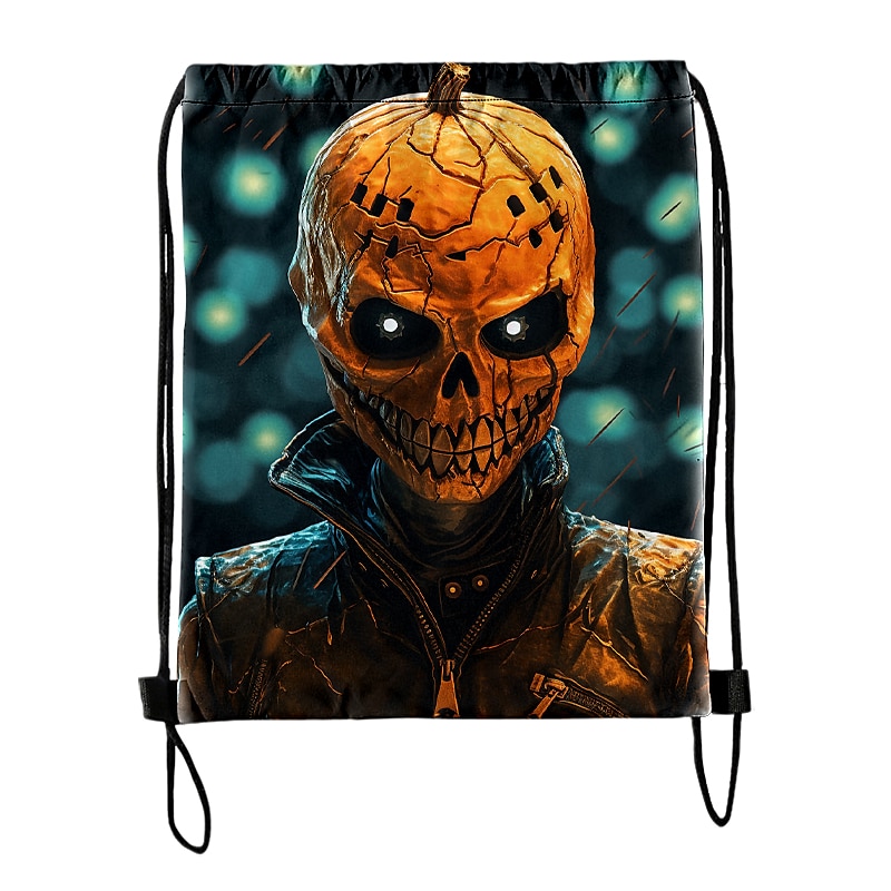 Men's Boys Backpack 3D Print Mini Backpack Drawstring Bag Outdoor Halloween Character Polyester Large Capacity Lightweight Durable Print Red 2025 - $11.99 –P4