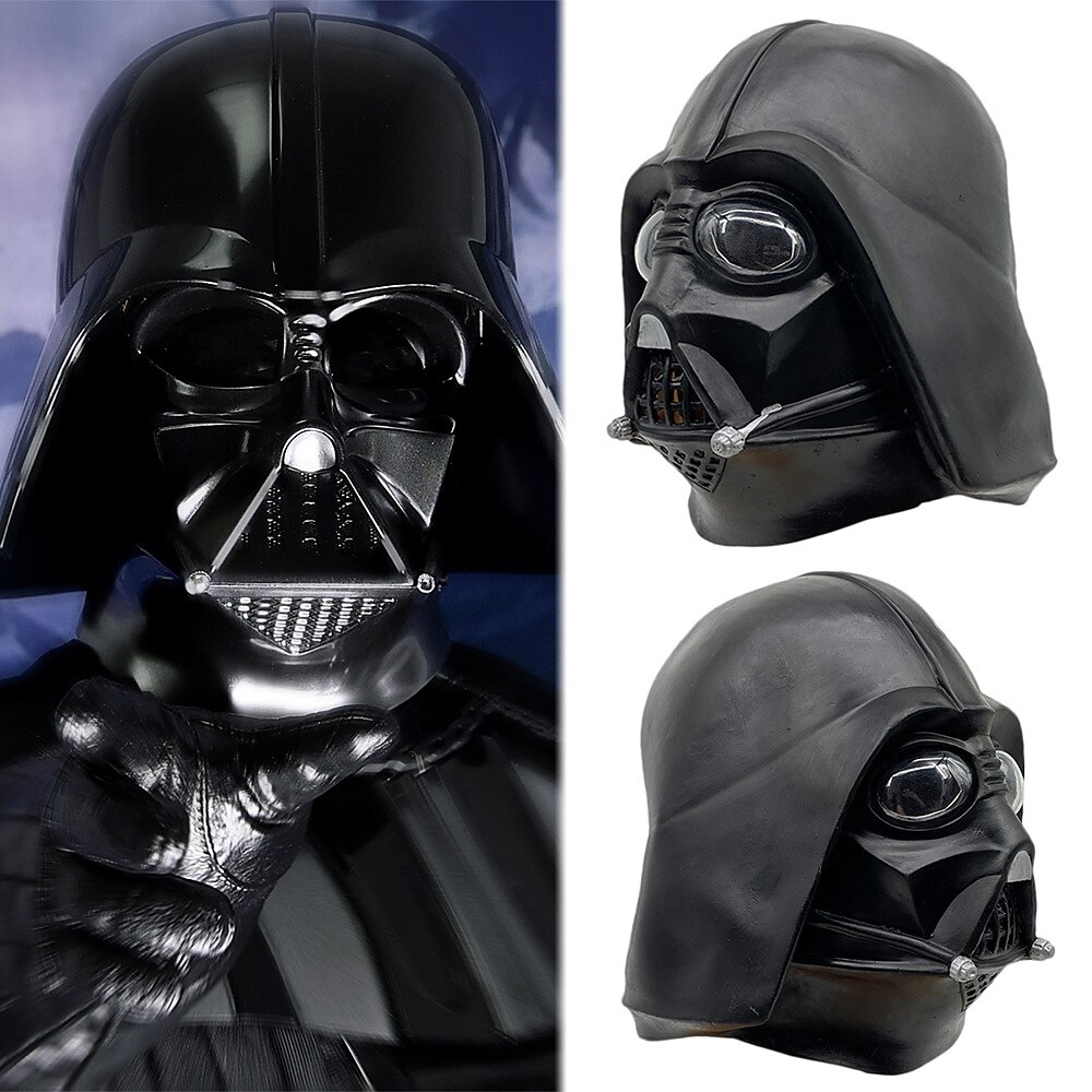 2022 gorące gwiezdne wojny 9 skywalker jedi darth viscos czarna maska rycerza lateksowy kask 2025 - $35.99 –P1