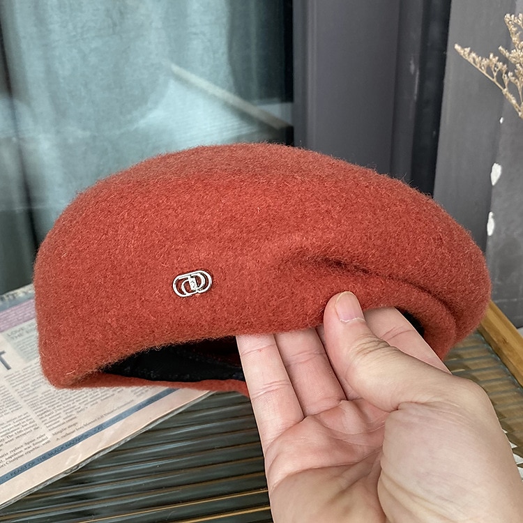 Hats Headwear Polyester / Cotton Blend Beret Hat Casual Holiday Retro Elegant With Pure Color Splicing Headpiece Headwear 2025 - $17.99 –P2