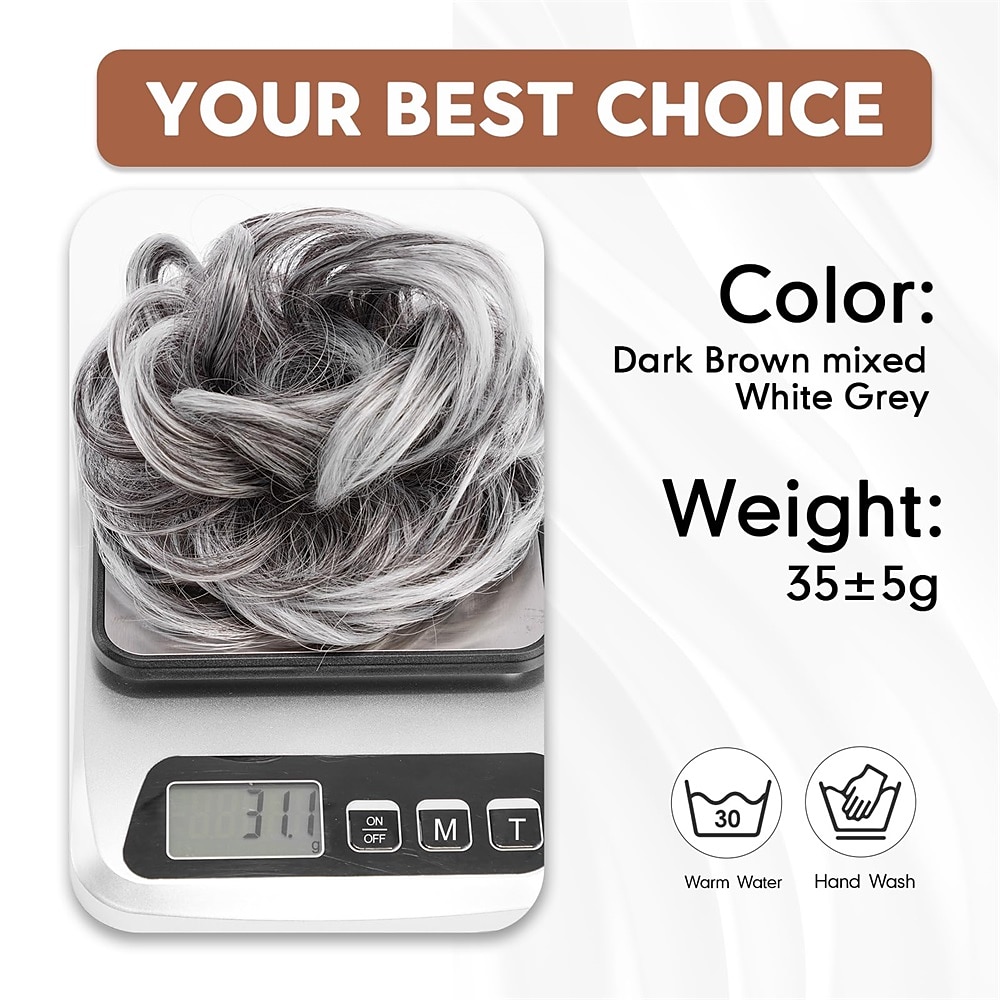 Messy Bun Hair Pieces for Women and Girls Synthetic Tousled Updo Hair Extensions Faux Hair Bun for Daily Wear 2025 - $14.49 –P14