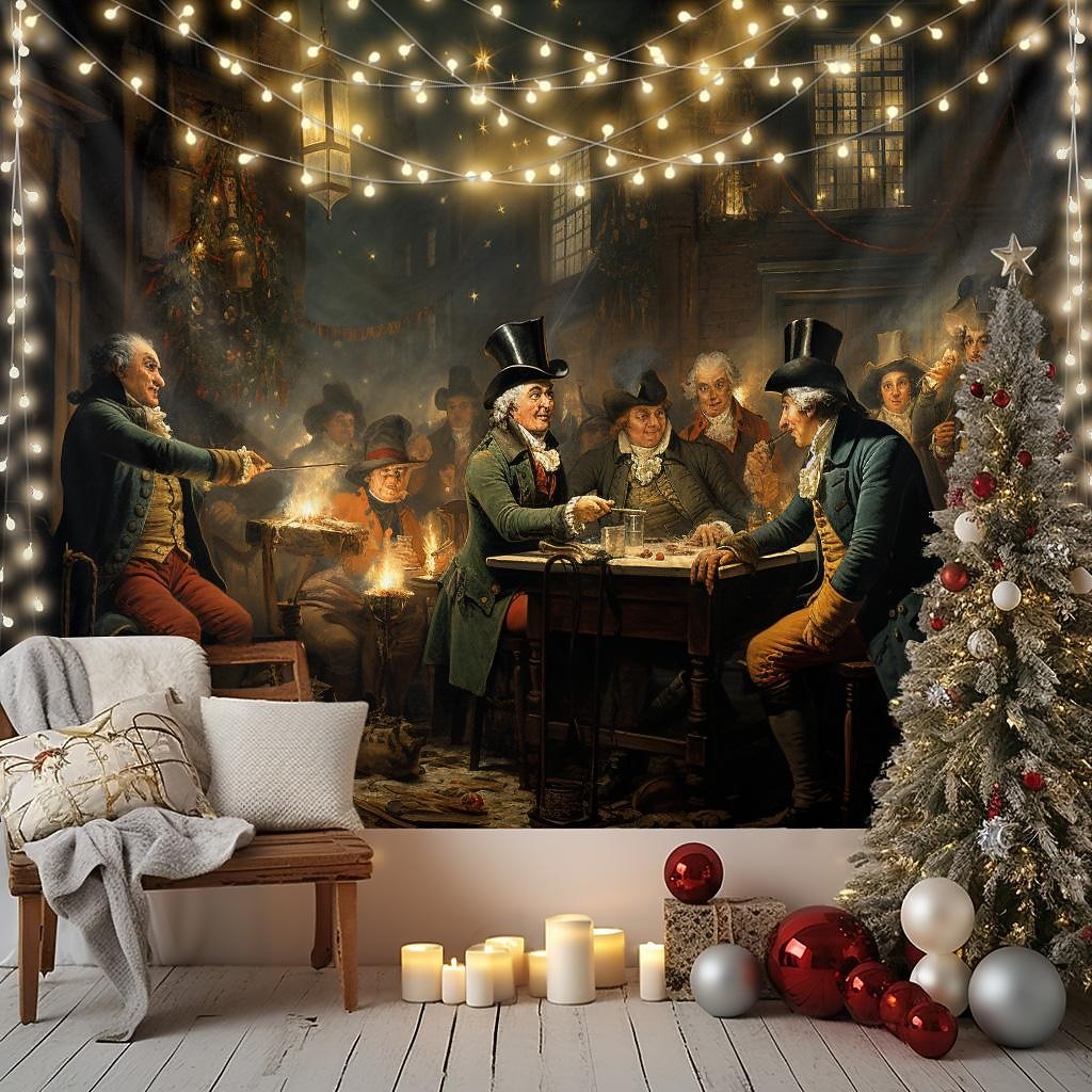 juledekorasjoner julekrybbe dåp hengende billedvev veggkunst jul stor billedvev veggmaleri dekor fotografi bakteppe teppe gardin hjem soverom stue dekorasjon 2026 - $12.49 –P8