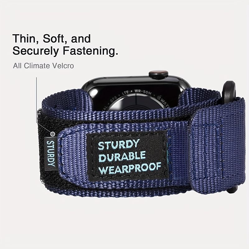 Sportband Compatibel met: Apple Watch-horlogebandje 38mm 40mm 41mm 42mm 44mm 45mm 49mm Verstelbaar Ademend Nylon Vervangende horlogeband voor iwatch Ultra 2 Series 9 8 7 SE 6 5 4 3 2 1 2025 - $21.99 –P12