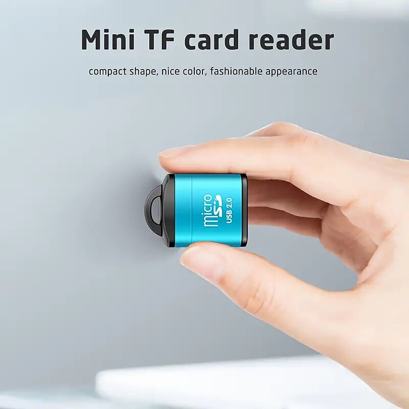 Mini TF Card Reader Lanyard Card Reader Plug And PlayApplicable To Computer Car Audio And Other USB Interface Equipment For Windows Mac OS Linux 2025 - $8.99 –P4