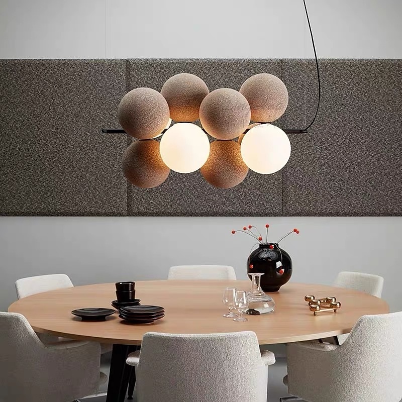 LED suspension 10 lumières verre globe lustre lumière moderne noir rose lustres pendentif luminaire vintage globe boule plafond encastré luminaire 110-240v de 2025 ? $499.99 –P5