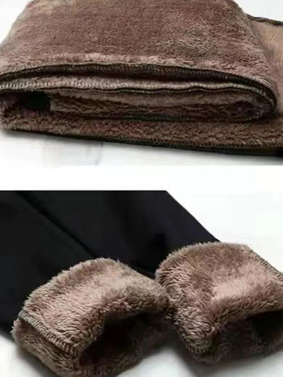 Damen Leggins Modisch Strassenmode In voller Länge Hoher Taillenbund Feste Farbe Tasche Elastische Taille warm Komfort Atmungsaktivität Mikro-elastisch Urlaub Strasse Täglich Schwarz Grau Herbst 2025 - $20.99 –P6