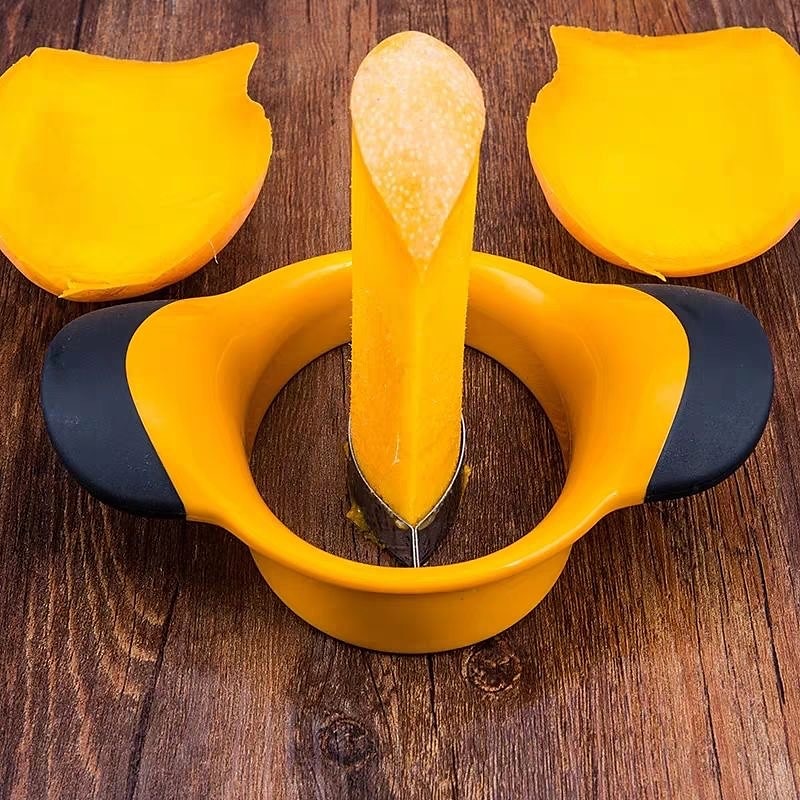 mangoskjærer i rustfritt stål, fruktdeler, mangoknivskjærer, fruktkjerner eplekutter 2025 - $8.99 -P3