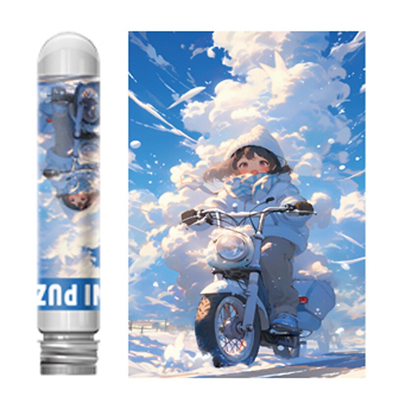 mini puzzle ze zkumavky pro dospělé 150 kusů papíru pohodlné dětské puzzle hračky design krajiny kreativita dárek k narozeninám 2025 - $46.99 –P15
