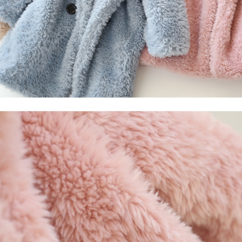 Kids Girls' Faux Fur Coat Solid Color Fashion Tassel Fringe Formal Coat Outerwear 2-12 Years Spring White Yellow Pink 2026 - $33.99 –P13