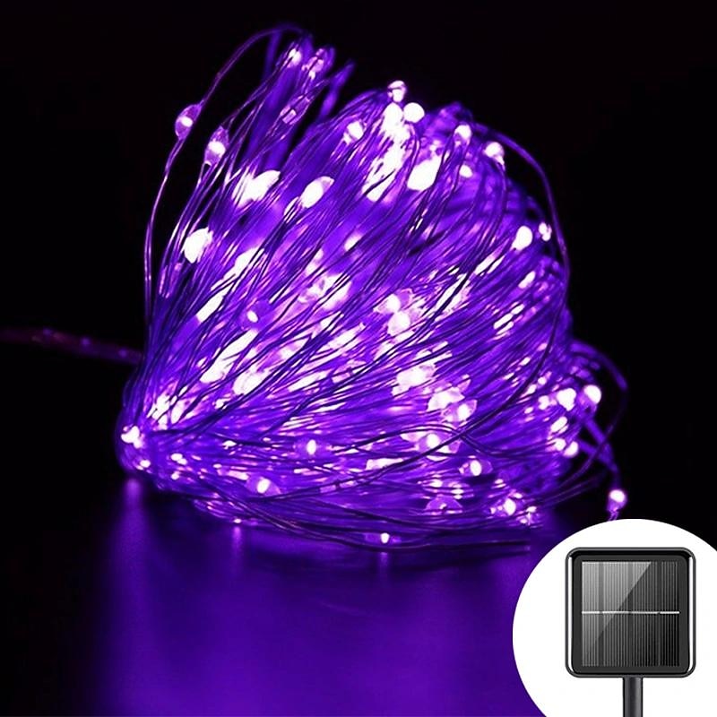 1pcs 50/100/300leds Halloween Solar Lights, Outdoor Fairy Garland String Lights, Waterproof Garden Festoon Lamp, Halloween Yard Patio Party Decoration 2026 - $21.99 –P9