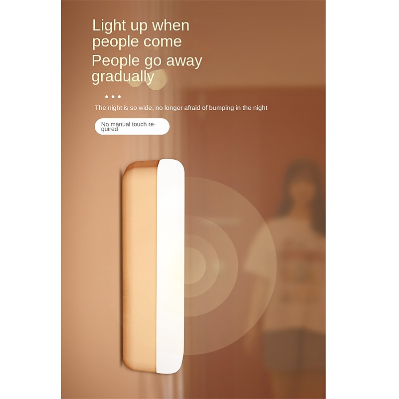 Wall-Mounted Reading Light, Stick On Bunk Bed Lamp Light, Magnetic Mounted Under Cabinet Lighting Rechargeable Battery Operated, Wireless LED Closet Kitchen, Portable Makeup Mirror 2025 - $11.99 –P9