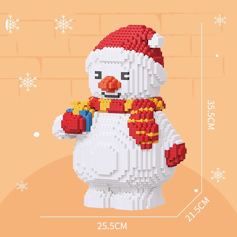 celebrità di internet natale piccoli blocchi di particelle per bambini e bambine piccolo regalo combinazione puzzle giocattolo compatibile decorazioni per regali di natale del 2025 a $13.99 –P16