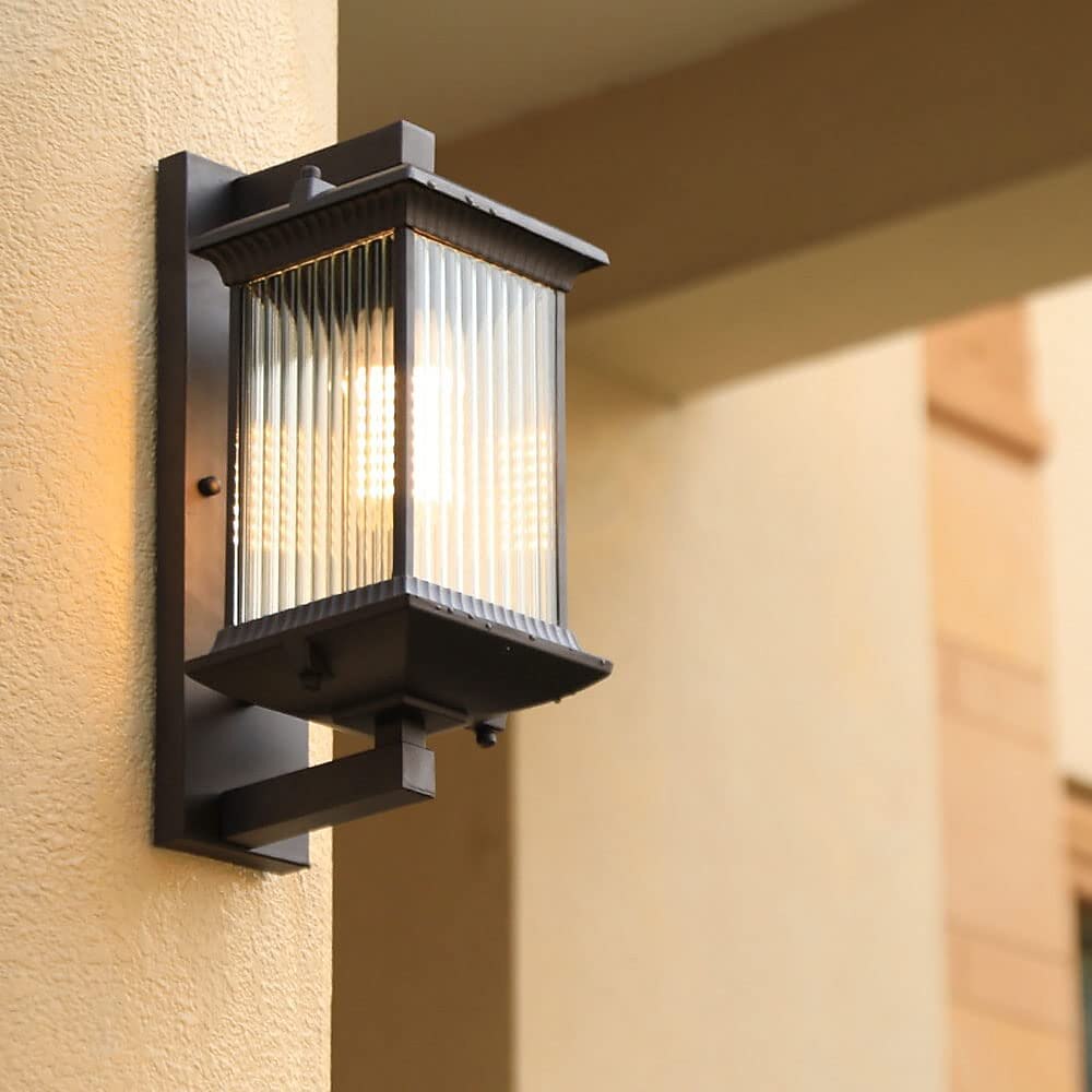 applique da parete a led apparecchio di illuminazione per interni ed esterni lanterna esterna impermeabile ip65 alluminio antiruggine lanterna in vetro lampada da parete lanterna cortile giardino del 2025 a $175.99 –P9