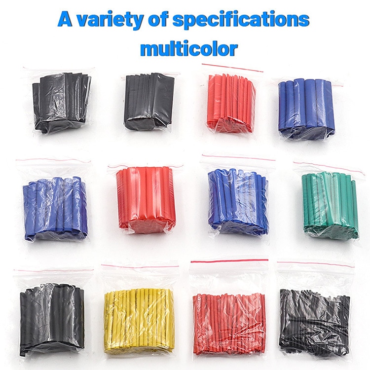 164/560pcs Shrinking Heat Shrink Tubing 2:1 Polyolefin Tube Sleeve Wrap Wire Set Multicolor 2025 - $9.99 –P6