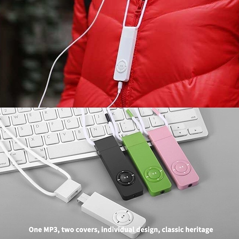 Digital MP3 Player Portable USB Rechargable Media Sound MP3 Music Player with Lanyard for Student Valentine's Day Gifts 2025 - CAD $22.74 –P11