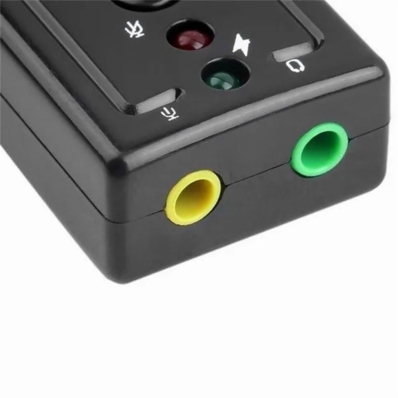 Высококачественный мини-USB 2,0 микрофон 7,1 звуковая дорожка динамик аудио гарнитура микрофон 3,5 мм разъем преобразователь 3D аудио звуковая карта адаптер для ноутбука 2025 - $8.99 –P11