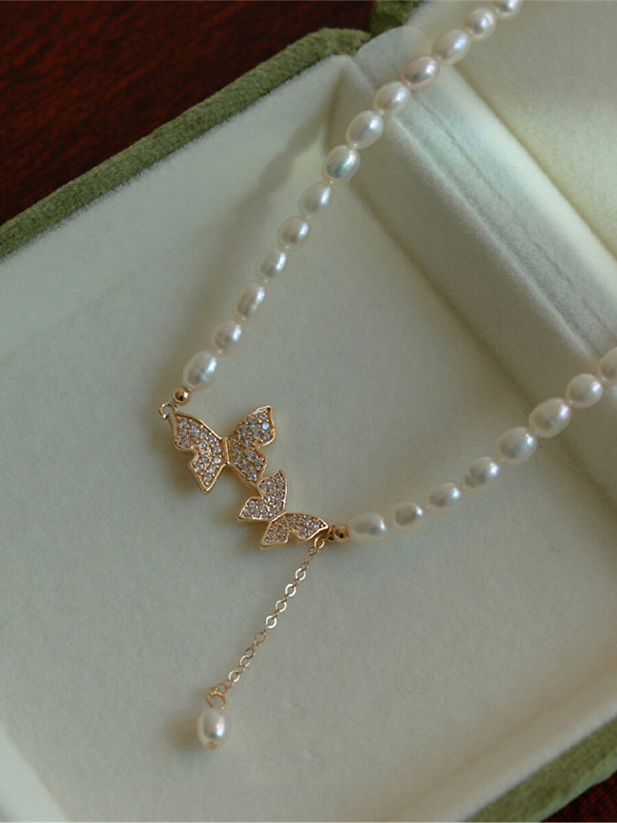 Naisten kaulakoru Muoti ulko- Perhonen Kaulakoru 2026 - MXN $148.76 –P4