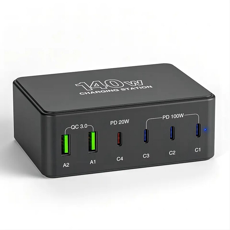 أوسب 3.0 نوع C المحاور 6 الموانئ 6 في 1 دعم وظيفة توصيل الطاقة أوسب هاب مع RJ45 12V / 3A DC 5 فولت / 3 أمبير 20 فولت / 5 أمبير توصيل الطاقة من أجل لابتوب تابليت هاتف ذكي 2025 - $75.99 –P5