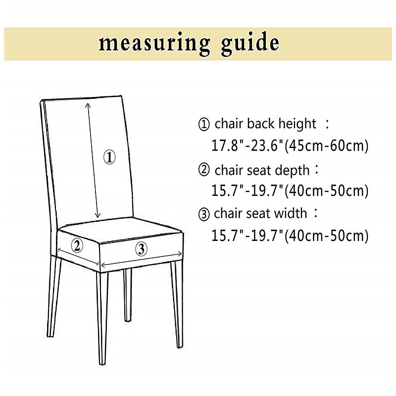 Dining Chair Cover Stretch Chair Seat Slipcover Suede Water Repellent Soft Plain Solid Color Durable Washable Furniture Protector For Dining Room Party 2026 - $18.99 –P2