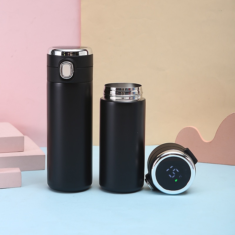 smart termosmugg mini termoskopp i rostfritt stål bärbar läcksäker vattenkopp med filter vattenvakuum te kaffeflaskkopp 2025 - $21.99 –P4