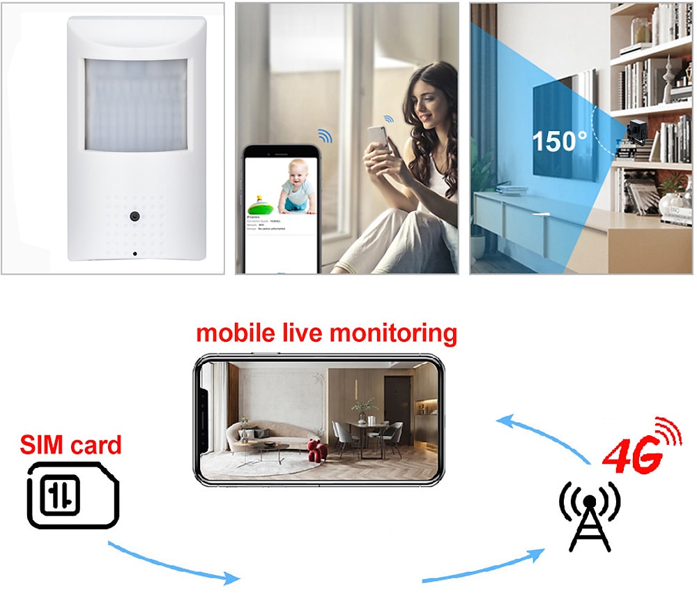 WIFI Pinhole Hidden PIR Style IR Audio IP Camera with Hikvision NVR Audio Two-way Voice Intercom 4K 8MP IMX415 5MP 2MP 2025 - $64.99 –P4