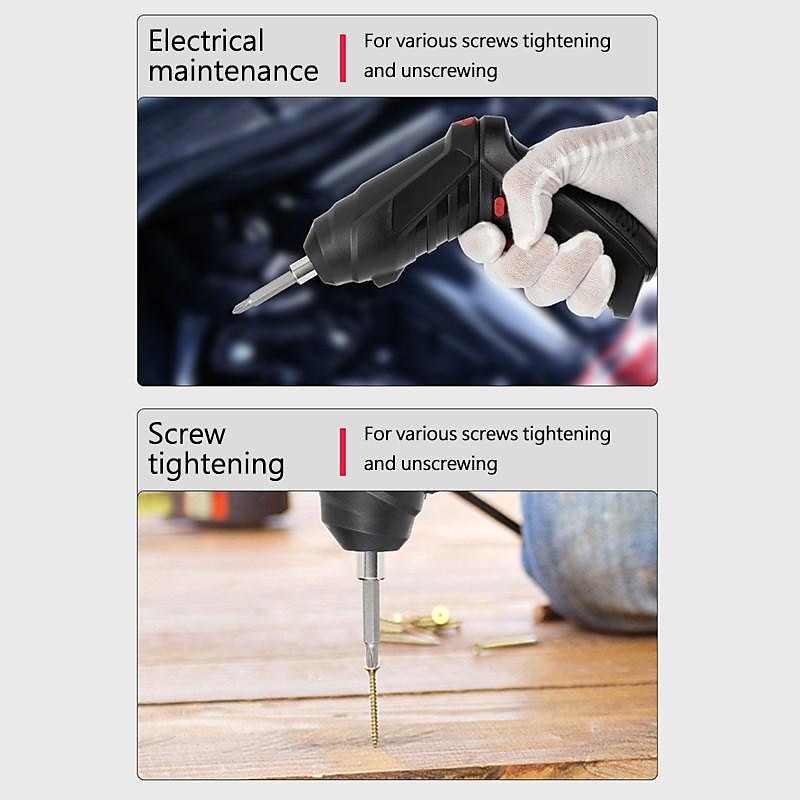 15PCS/Set Foldable Electric Screwdriver Repairing Tools Screw Tightening USB Charging With LED Lighting For Maintenance Installation 2025 - $22.99 –P8