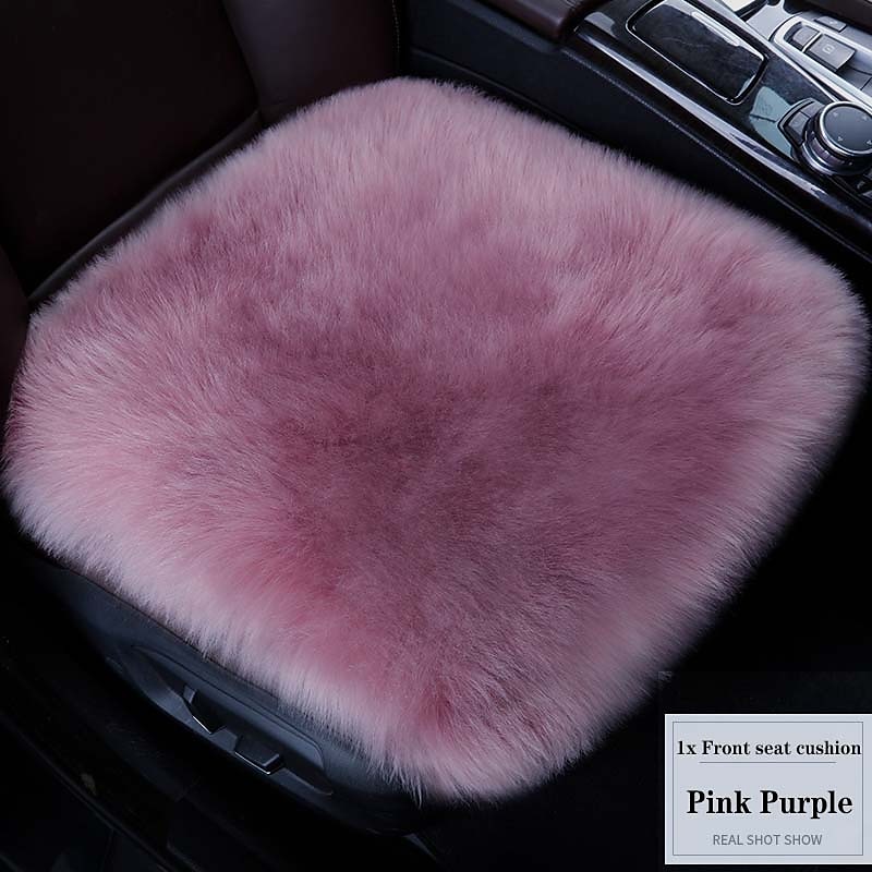 Auto Zitkussen Vacht Hoezen Fiber Faux Wol Mat Lange Plush Universele Vrouwen Warme Auto Zitkussen Winter 2025 - $49.99 –P14