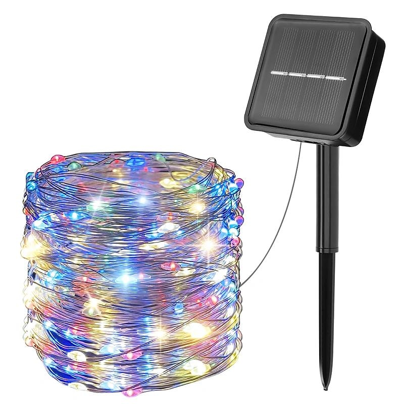 5M 10 m 20 m Světelné řetězy 50/100/200/300 LED diody EL Teplá bílá Chladná bílá Vícebarevné Světla z měděného drátu předvečer Všech svatých Svatba Vánoční dekorace 5 V 2025 - $12.49 –P13