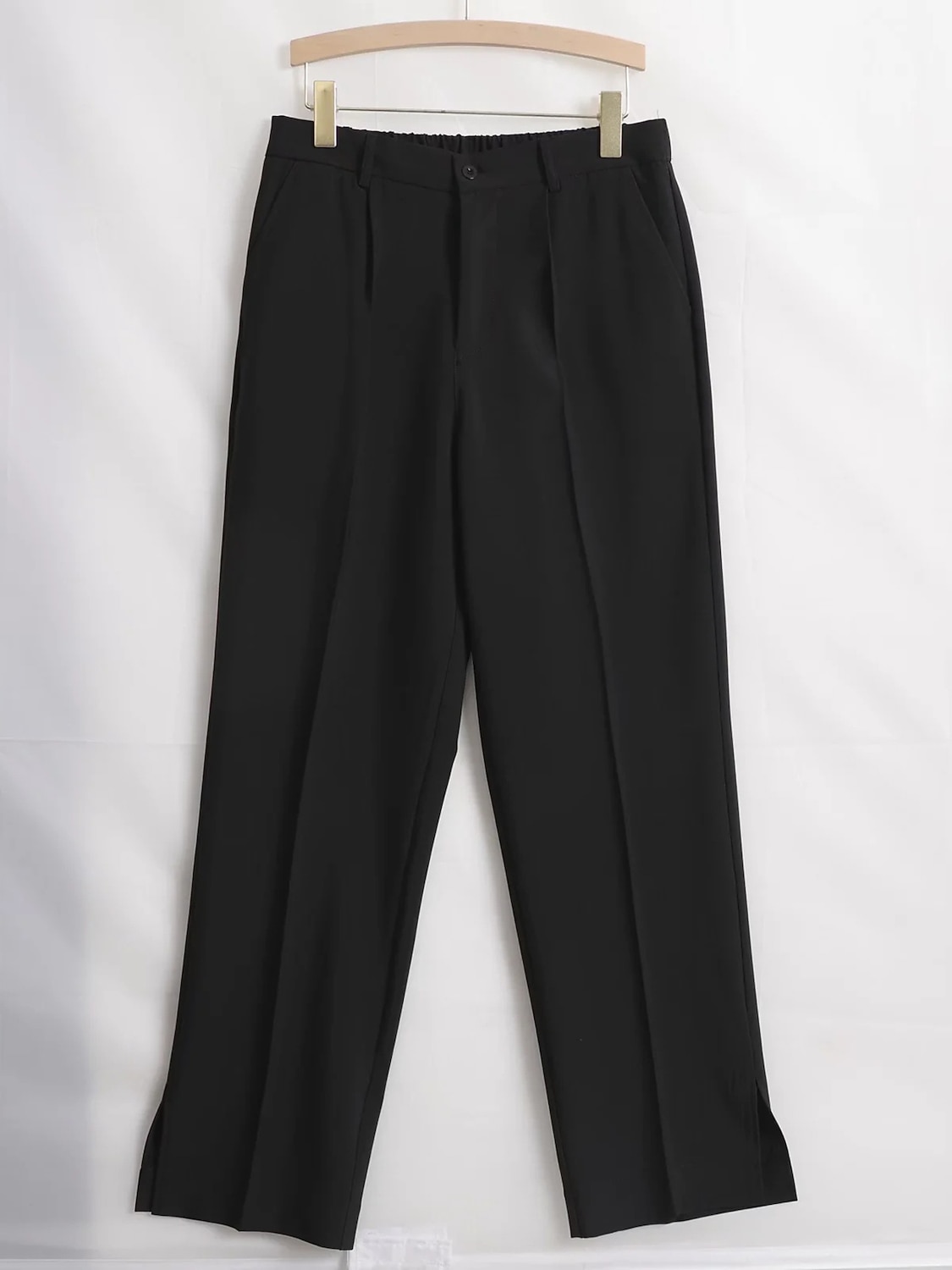 Pánské Oblekové Kalhoty Oblek Kalhoty Kapsy Elastický pas Bez vzoru Pohodlné Prodyšné Venkovní Denní Jdeme ven Módní Na běžné nošení Černá Vodní modrá 2026 - $30.99 –P18