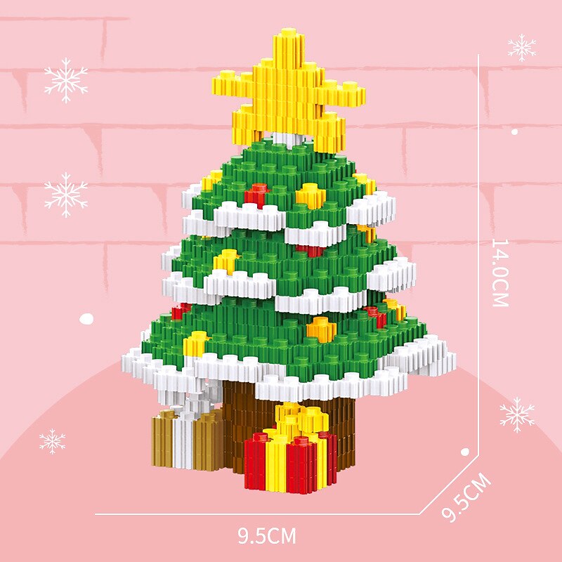 celebrità di internet natale piccoli blocchi di particelle per bambini e bambine piccolo regalo combinazione puzzle giocattolo compatibile decorazioni per regali di natale del 2025 a $13.99 –P13