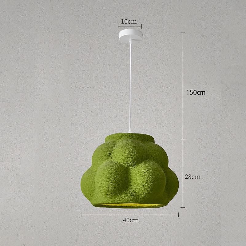 lampada a sospensione a led paralume creativo in resina industriale apparecchi di illuminazione a soffitto in metallo creativo bar stile atmosfera lampadario per soggiorno, cucina ad isola, camera da del 2025 a $449.99 –P1