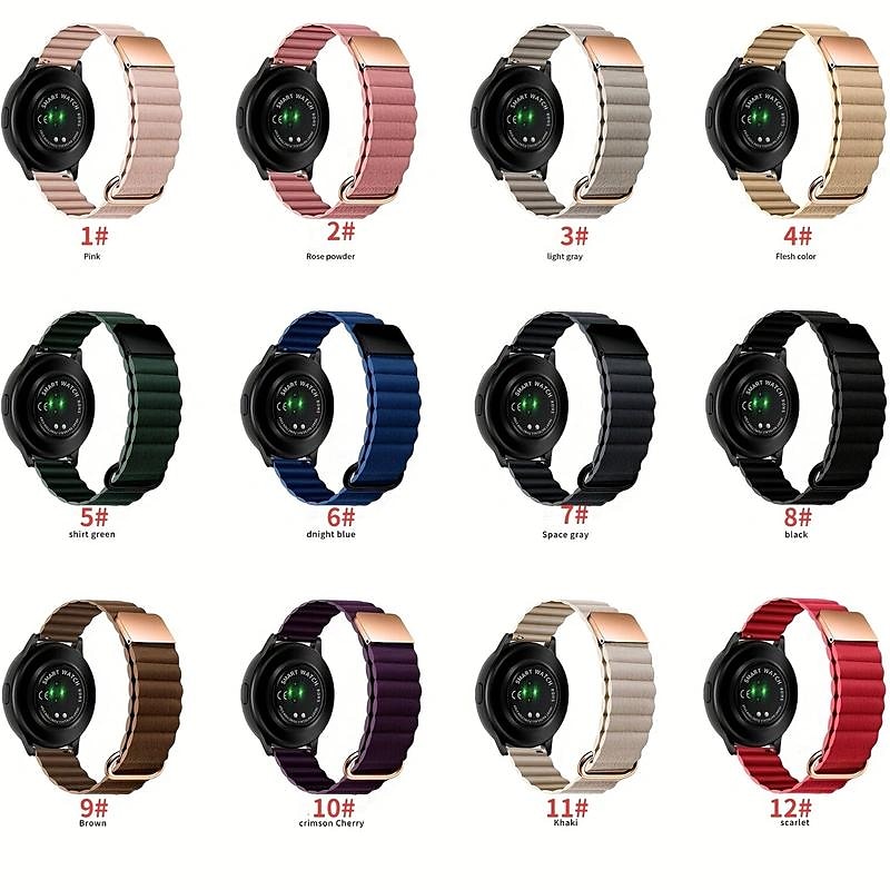 Συμβατό με Ζάντα ρολογιού Apple Watch 38mm 40mm 41mm 42mm 44mm 45mm 49mm Μεταλλικό κούμπωμα Γυναίκες άνδρες Δέρμα Ανταλλακτικό λουράκι ρολογιού για iwatch Ultra 2 Series 9 8 7 SE 6 5 4 3 2 1 2025 - $21.99 –P3