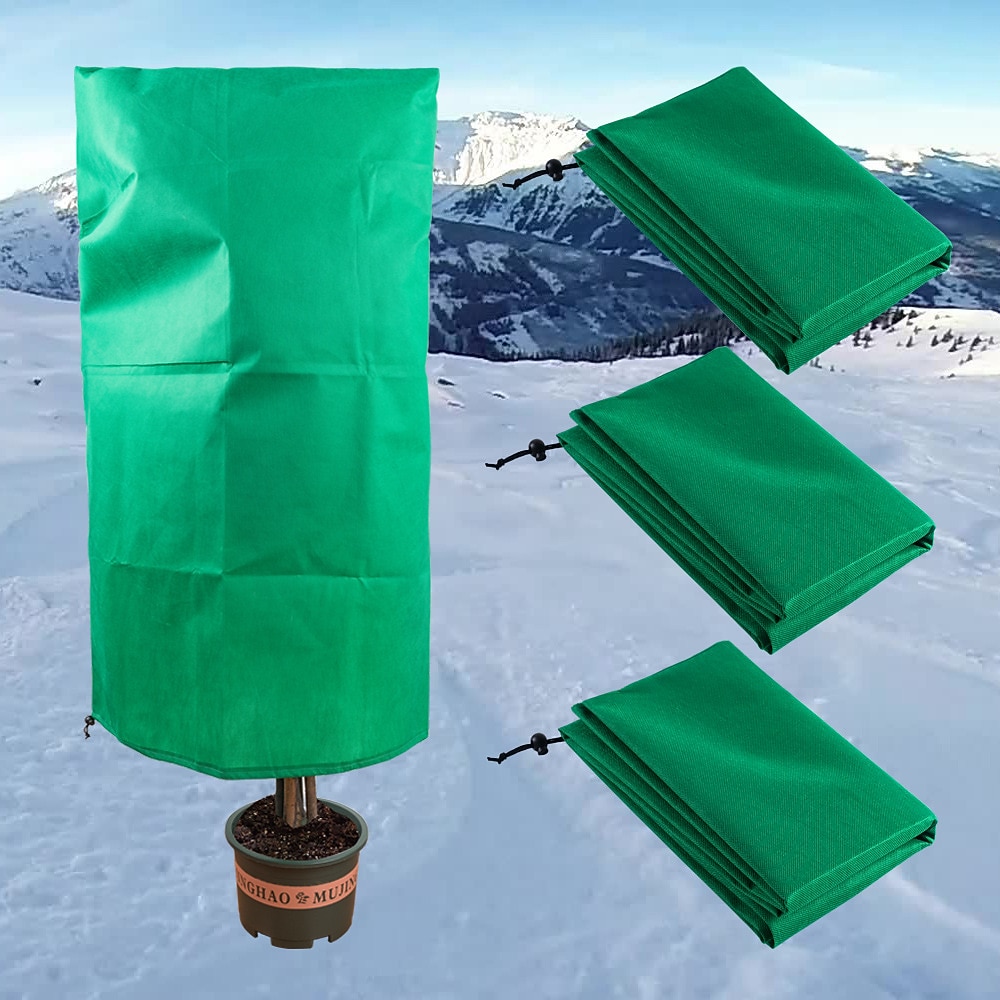 Sac de protection chaud pour plantes, arbustes et arbres, avec cordon de serrage, pour jardin, cour, protection contre le gel en hiver, protection solaire de 2025 ? $8.99 -P1