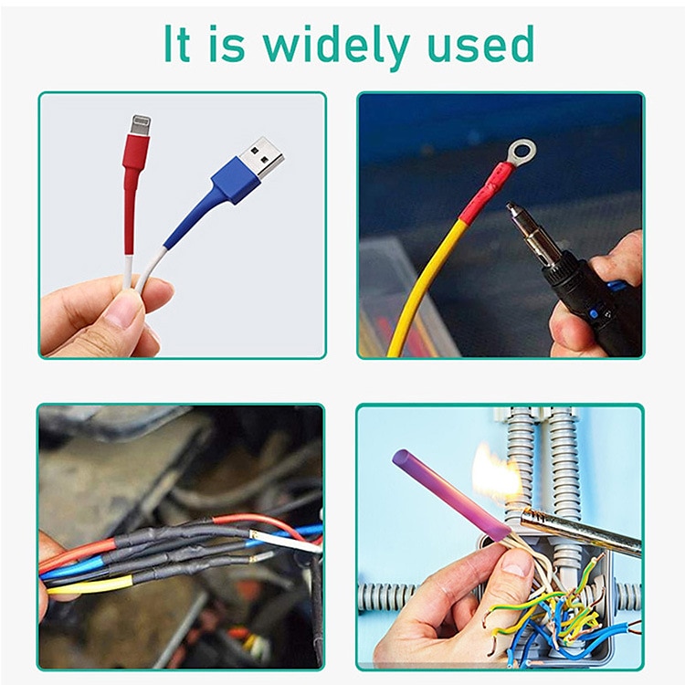 164/560pcs Shrinking Heat Shrink Tubing 2:1 Polyolefin Tube Sleeve Wrap Wire Set Multicolor 2025 - $9.99 –P5