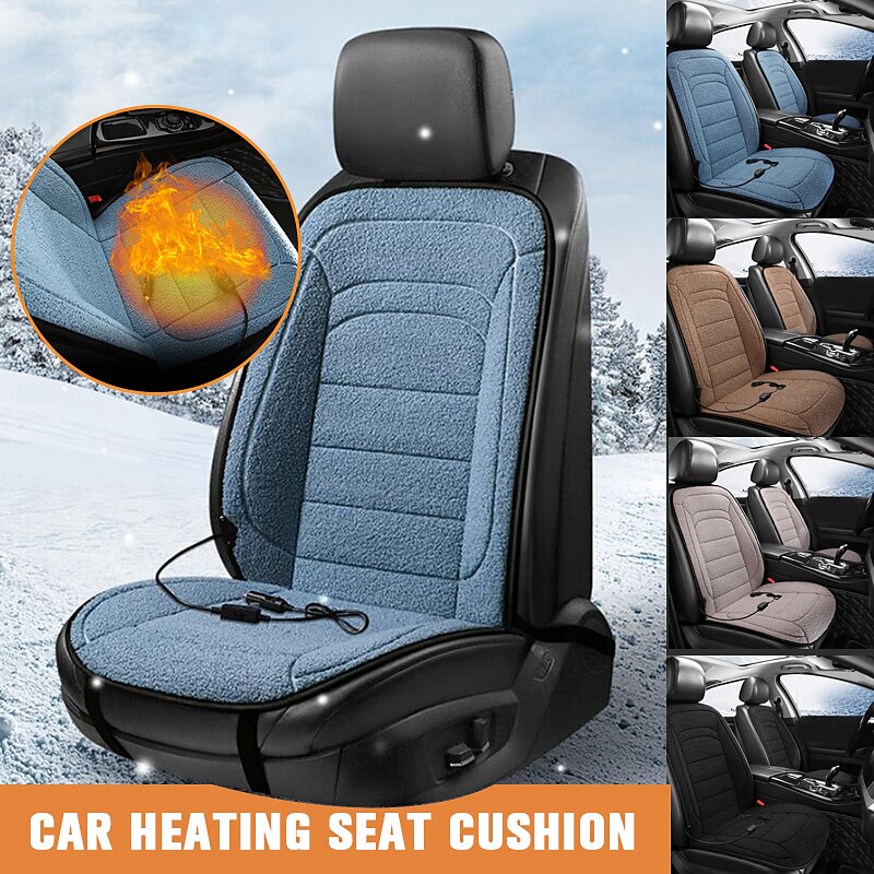 StarFire 12V Universal Car Electric Heating Pad Auto Front Rear Seat Heated  Hot Thickening Cover Cushion Heater Winter Warmer Cashmere 2024 - €22.73