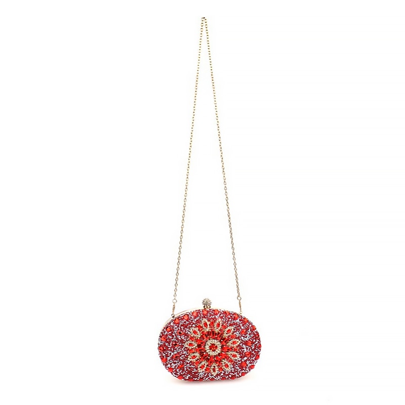 bolsa de noite de cristal azul de luxo feminina – bolsa de strass com alça para casamentos, festas e eventos formais de 2025 por $32.99 –P6