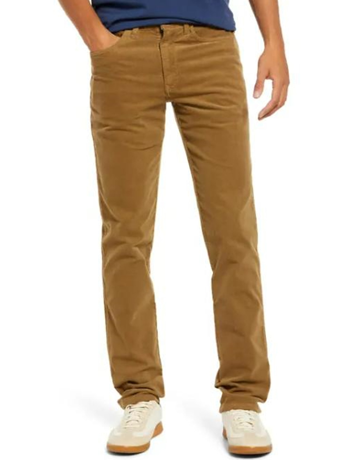 Men's Dress Pants Corduroy Pants Winter Pants Trousers Suit Pants Pocket Plain Comfort Breathable Outdoor Daily Going out Fashion Casual Dark Khaki Black 2026 - $37.99 –P1