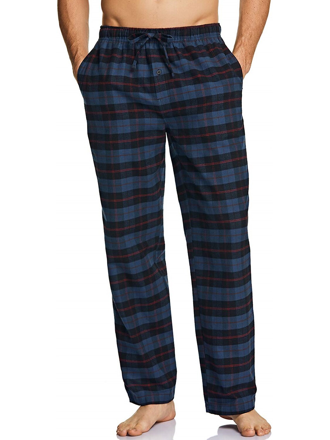 Homens Loungewear Roupa de Dormir Conjunto de Pijama Top e calça de pijama 2 Peças Xadrez à moda Casual Conforto Casa Diário Algodão Conforto Lapela Manga Longa Camisa Social Calça Com Cordão Cintura de 2025 por $30.99 –P12