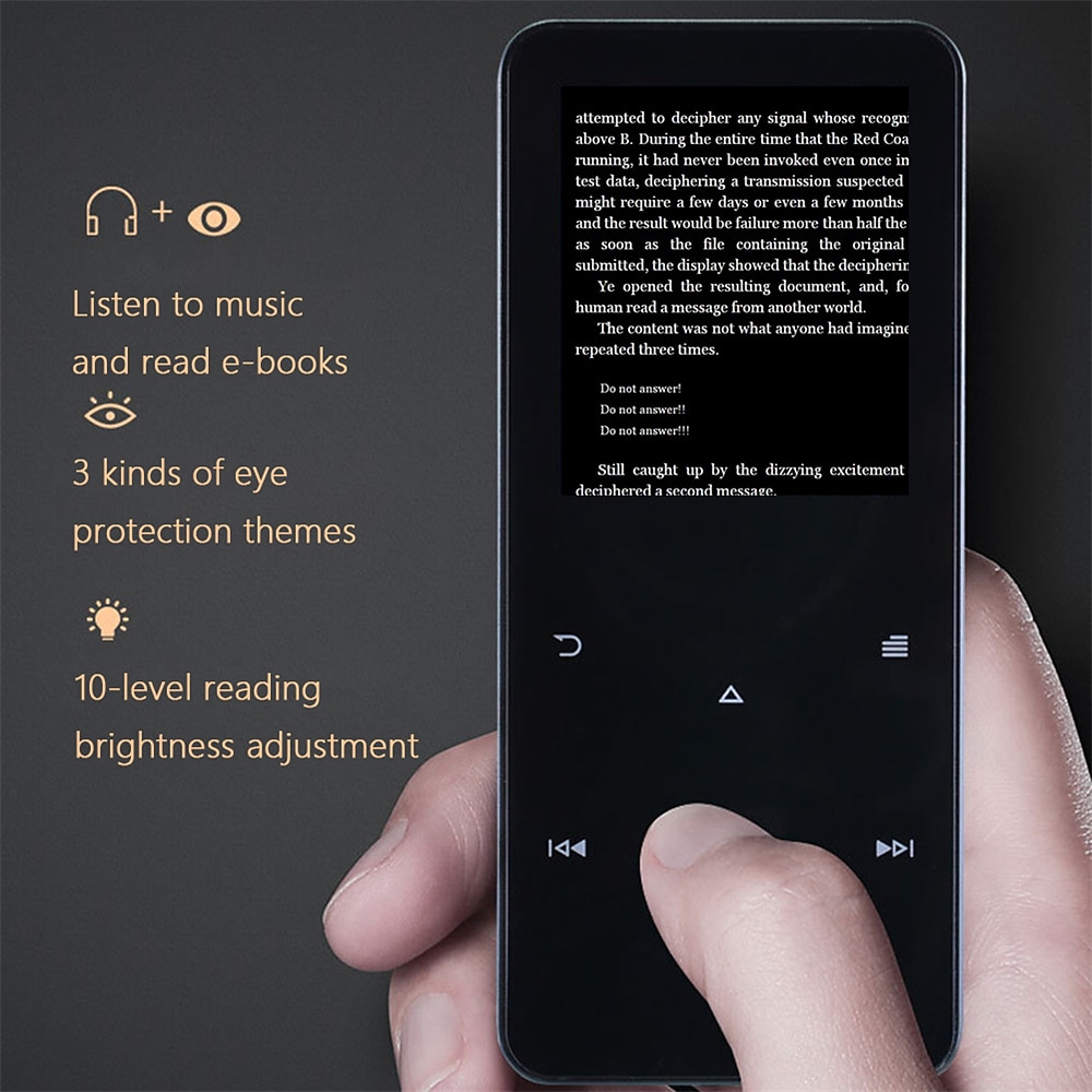 Q8 Met Bluetooth 5.0 MP3 Speler Full 1.8 inch Touch Screen 4GB 8GB 16GB 32GB MP4 Player Muziekspeler Met Ingebouwde Speaker Fm Radio Recorder 2025 - $34.99 –P12