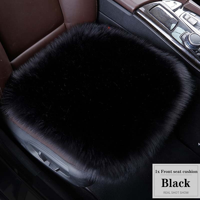 Auto Zitkussen Vacht Hoezen Fiber Faux Wol Mat Lange Plush Universele Vrouwen Warme Auto Zitkussen Winter 2025 - $49.99 –P12