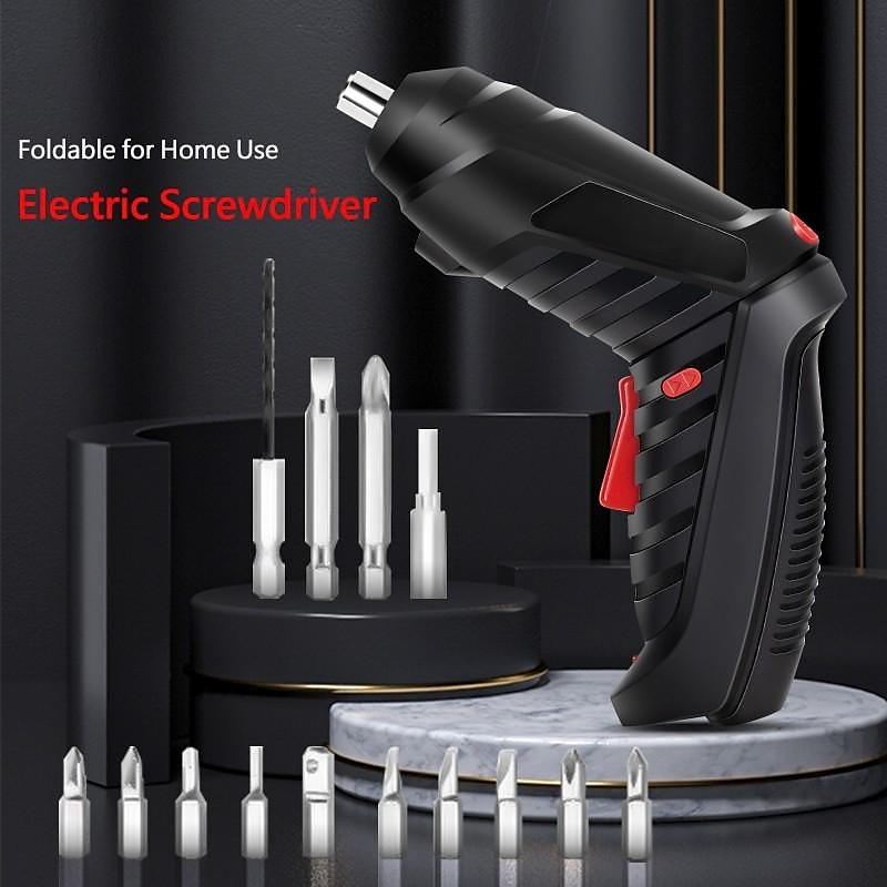 15PCS/Set Foldable Electric Screwdriver Repairing Tools Screw Tightening USB Charging With LED Lighting For Maintenance Installation 2025 - $22.99 –P1