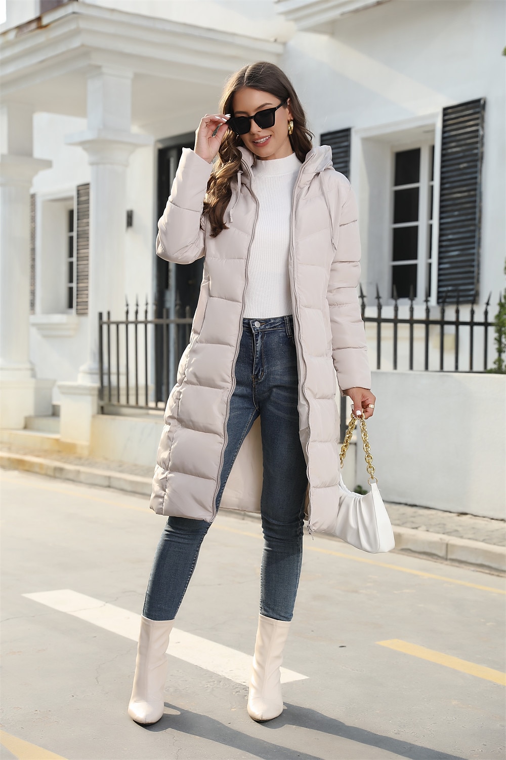 Mulheres Jaqueta esportiva Baiacu Casaco com capuz Quebra-Vento de Trilha Inverno Ao ar livre Térmico / Quente A Prova de Vento Casacos Jaqueta de Inverno Zíper Visível de Comprimento Tota Pesca de 2025 por $45.99 –P1