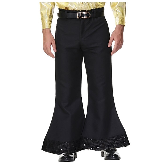 2026年 男性用 レトリ／ヴィンテージ ヒッピー 1970年代 コスチュームアクセサリーセット ブラウス / シャツ コスプレウィッグ  のために  ハロウィーン マスカレード  コレクション – $43.99 –P6