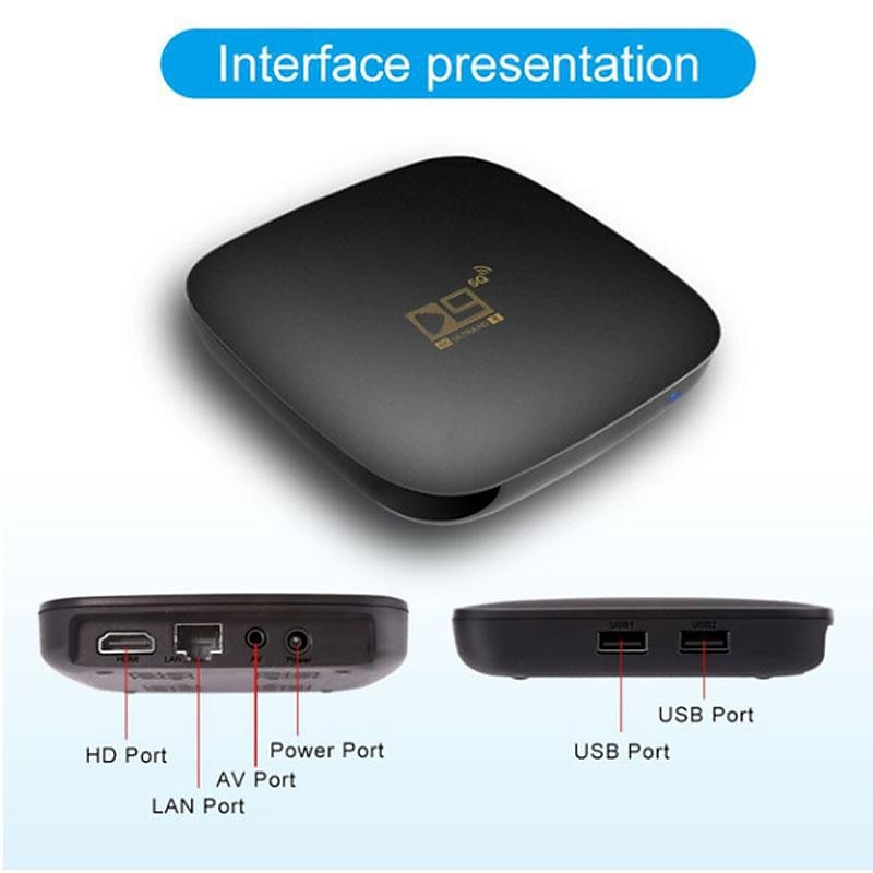 New Smart TV Box Android 10.0 D9 HD 4K Quad Core Media Player Video 2.4G 5GHz Wifi Smart TV Box Set Top Box 2025 - $51.99 –P11