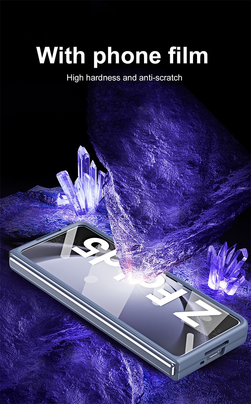 Phone Case For Samsung Galaxy Z Fold 6 Z Fold 5 Z Fold 4 Z Fold 3 Back Cover with Screen Protector Pencil Holder Full Body Protective PC 2025 - $31.99 –P6