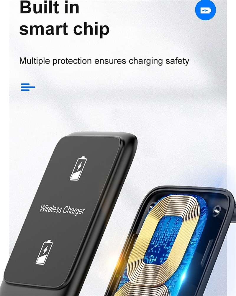 3 in 1 Foldable 15W Fast Wireless Charger Stand For iPhone 14 13 12 Pro Max Apple Watch Airpods Pro Wireless Charging Station 2025 - $36.99 –P11