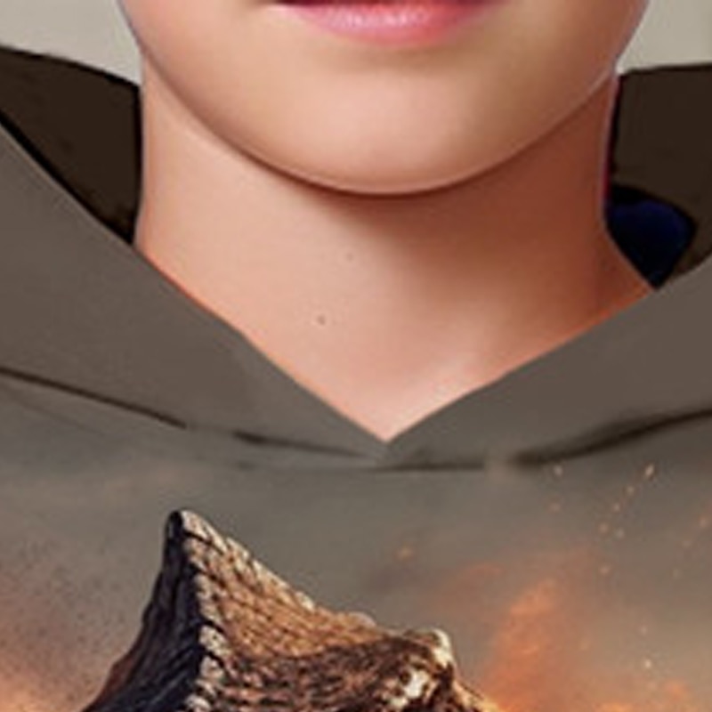 Pojkar 3D Dinosaurie Huvtröja Pullover Långärmad 3D-tryck Höst Vinter Mode Streetwear Häftig Barn 3-12 år Utomhus Ledigt Dagligen Normal 2025 - $18.99 –P10
