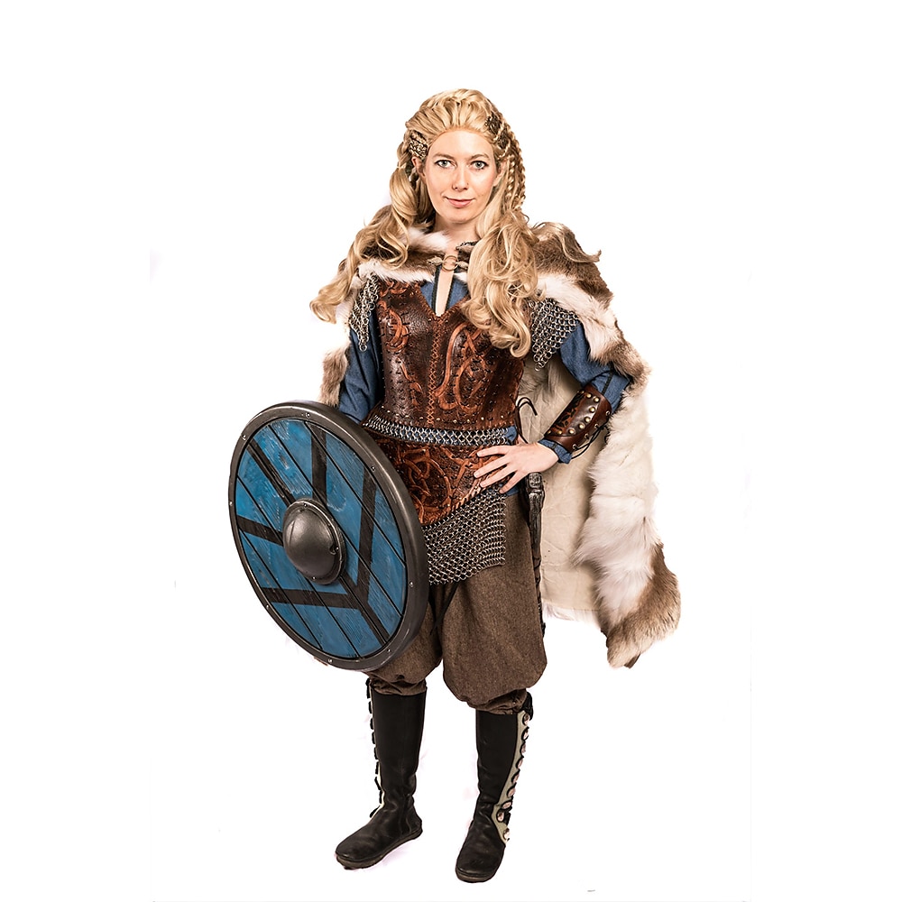 perruque lagertha de vikings carnaval cosplay party perruques de 2025 ? $29.99 –P4