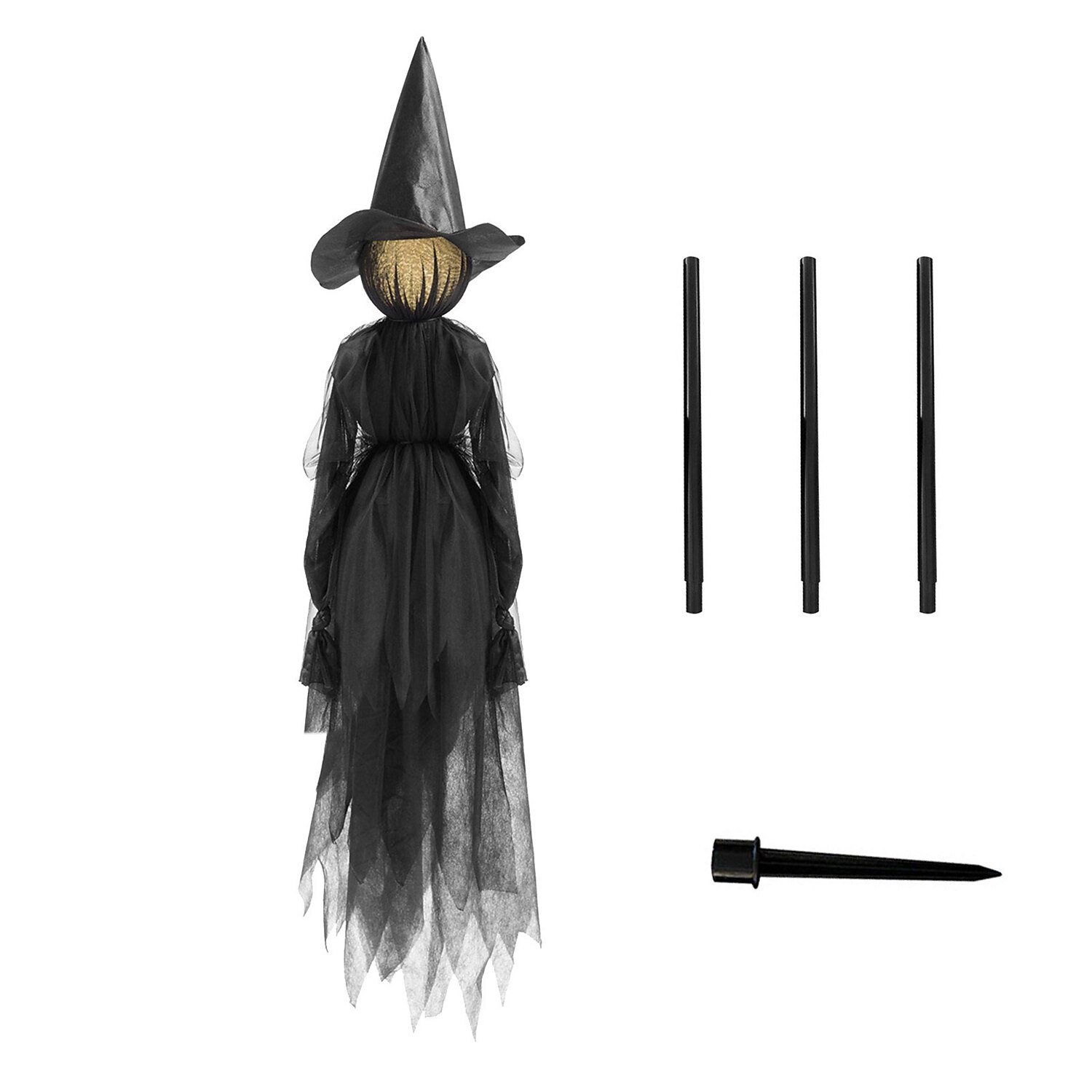 halloween dekoráció színes izzó 3db boszorkányok kézenfogva egyetlen szellemjelenet dekorációs kellékek 2025 - $39.99 –P2