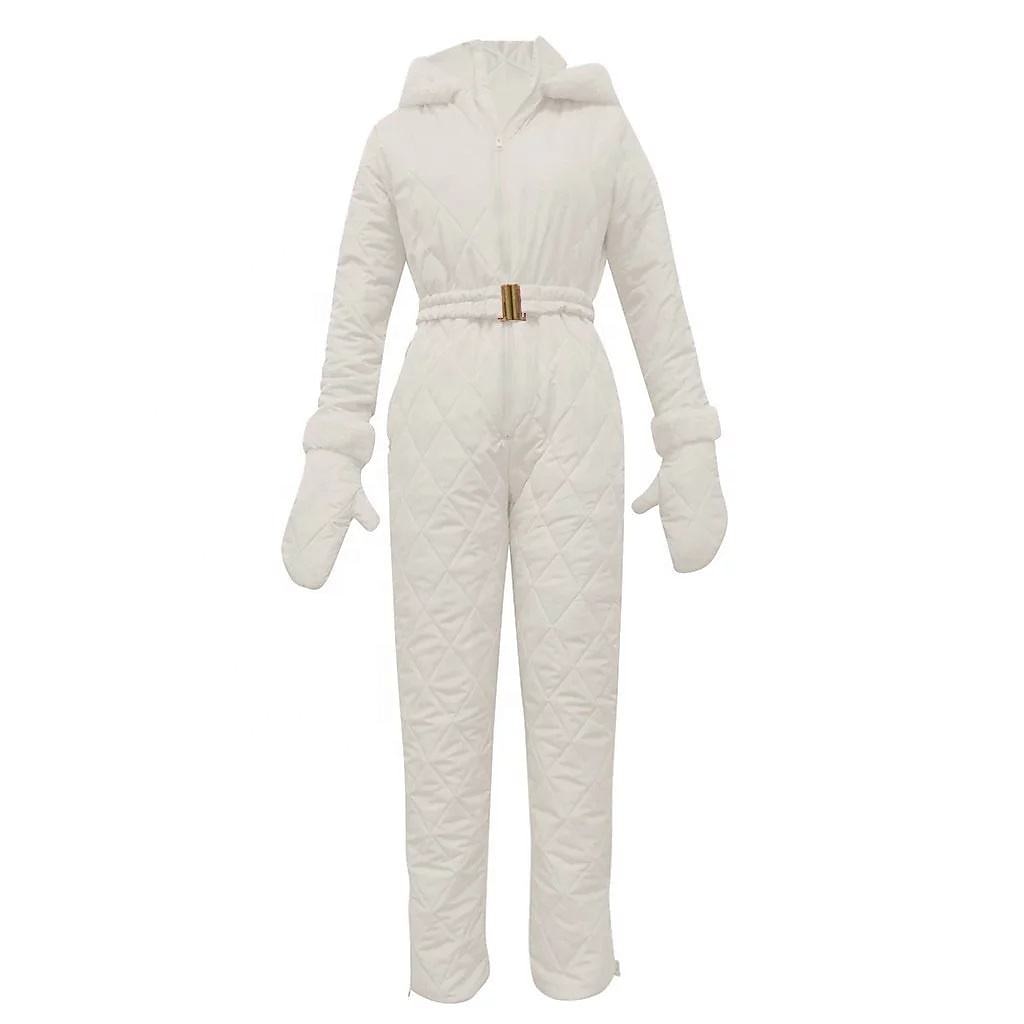 Naisten Jumpsuit-trikoot Hiihtopuku Ulko- Talvi Pidä lämpimänä Tuulenkestävä Hupullinen Tuulitakit Lumipuku varten Hiihto Retkeily ja vaellus Lumilautailu Talviurheilu 2025 - $63.99 –P1